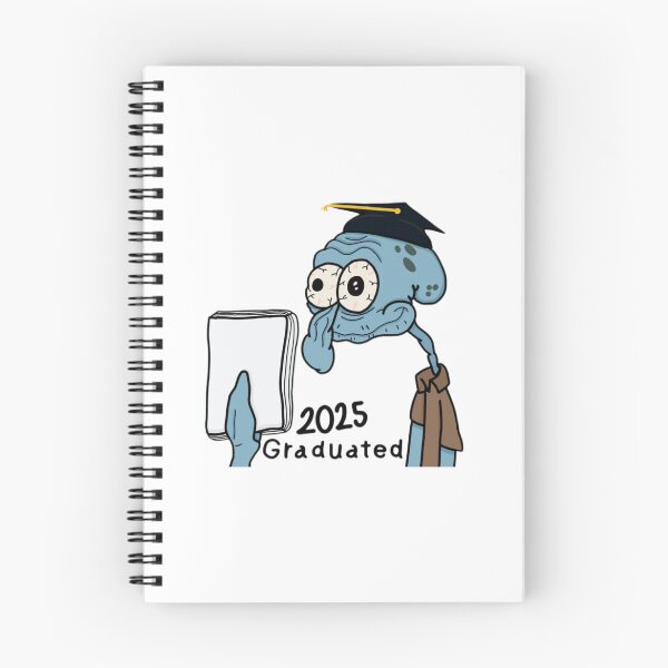 Item preview, 2025 graduated, squid holding homework designed and sold by Artistkhg.