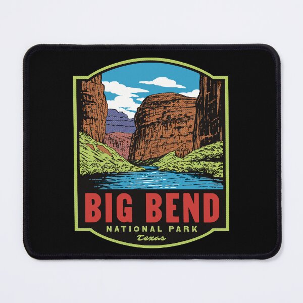 Item preview, Big Bend National Park Texas Retro designed and sold by HalpinDesign.