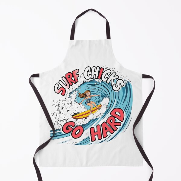 Item preview, SURF CHICKS GO HARD designed and sold by JackFreestone.