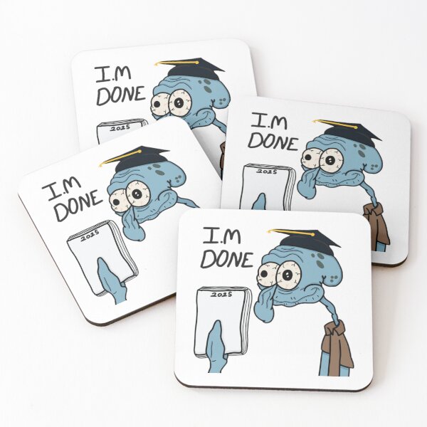 Item preview, 2025 graduated, squid holding homework designed and sold by Artistkhg.