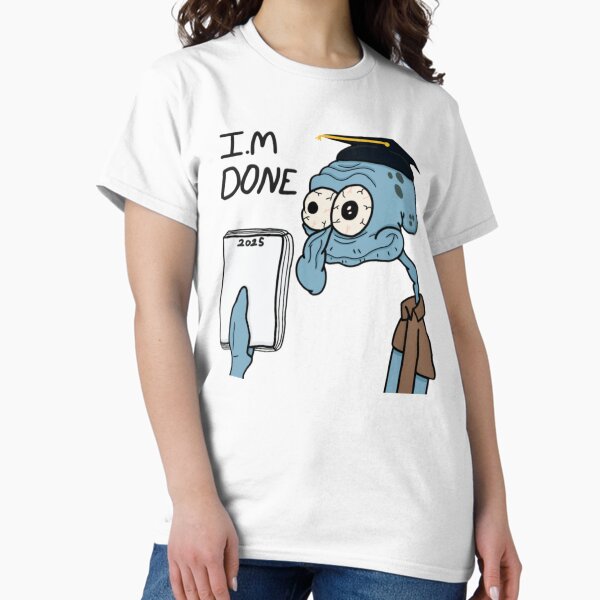Item preview, 2025 graduated, squid holding homework designed and sold by Artistkhg.