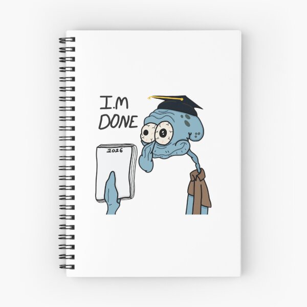 Item preview, 2026 graduated, squid holding homework designed and sold by Artistkhg.