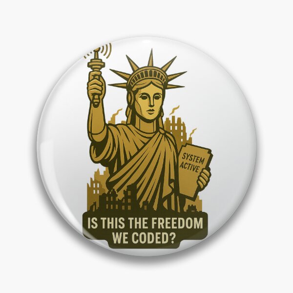 Item preview, Liberty.exe – Is This the Freedom We Coded? designed and sold by LOGOSINTERIUM.