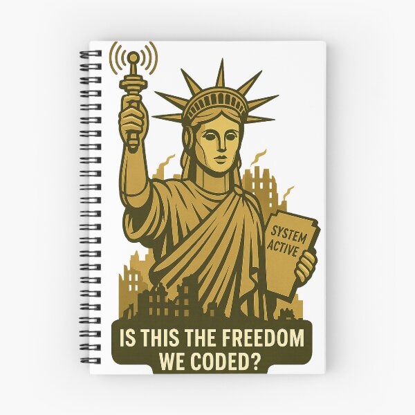 Item preview, Liberty.exe – Is This the Freedom We Coded? designed and sold by LOGOSINTERIUM.