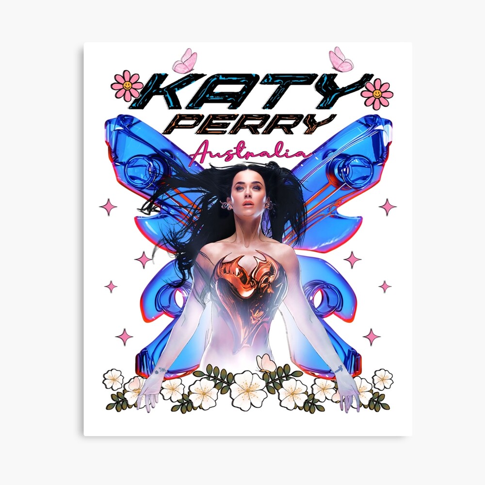 Perry Tour 2025 | Katy Australia Print Tee | Butterfly Inspiration | Lifetimes Concert Tour Gift Men Woman Kids  Classic T-Shirt