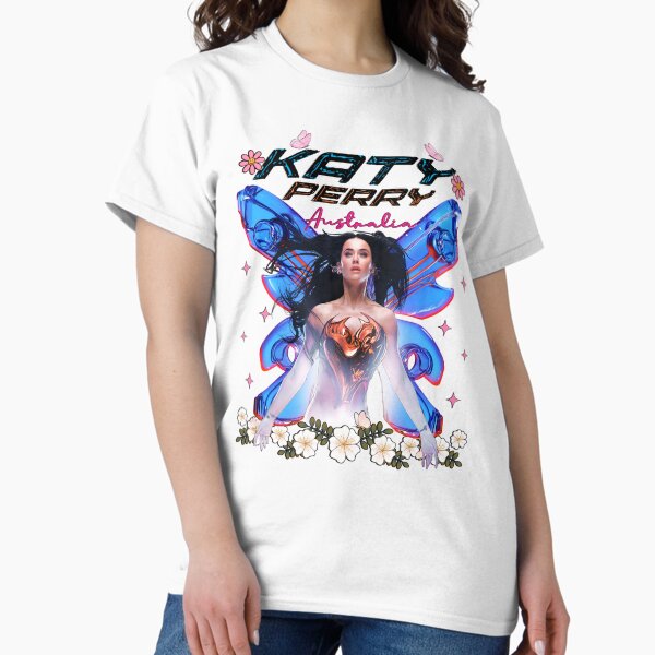 Artikel-Vorschau von Perry Tour 2025 | T-Shirt mit Katy-Australien-Print | Schmetterlingsinspiration | Lifetimes Konzerttour-Geschenk für Männer, Frauen und Kinder, designt und verkauft von Taylor  ART.