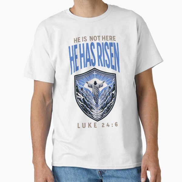 Item preview, He Has Risen Christian Easter Clothing designed and sold by SolarApparel.