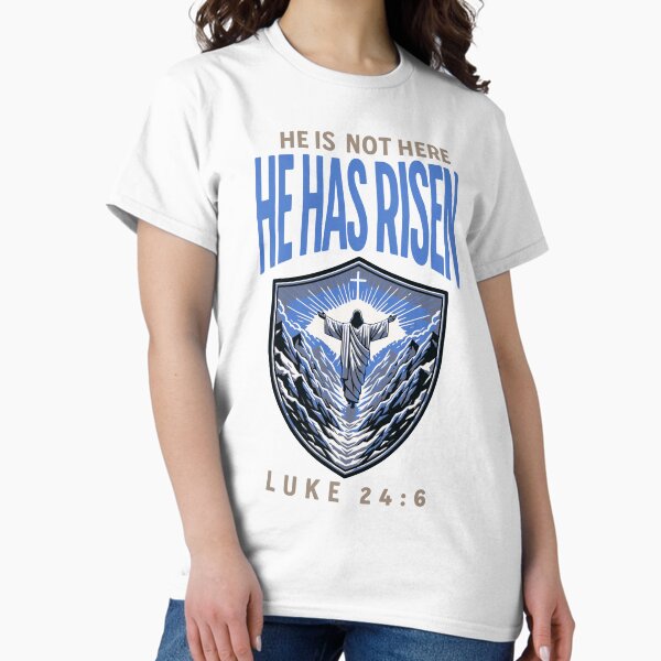 Item preview, He Has Risen Christian Easter Clothing designed and sold by SolarApparel.