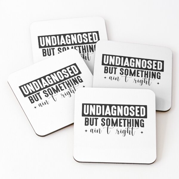 Item preview, Undiagnosed But Something Ain't Right, Funny Sayings ABA Therapist, Speech Therapy, BCBA, Funny Mental Health, RBT, AAC designed and sold by behindthefacts.