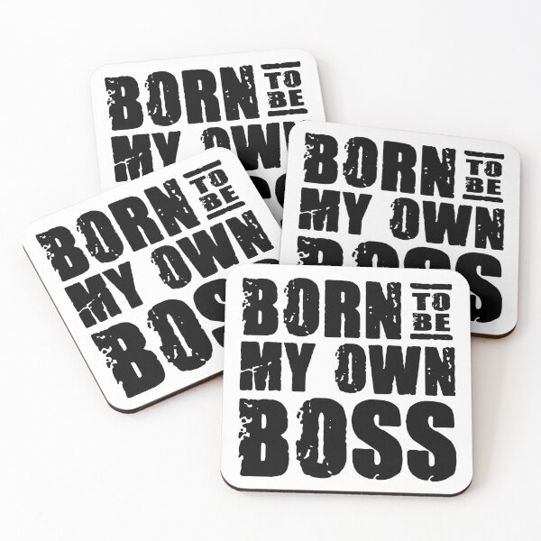 Item preview, BOSS Bold Minimalist Typography | Empowerment Statement Design designed and sold by NotaryLife.