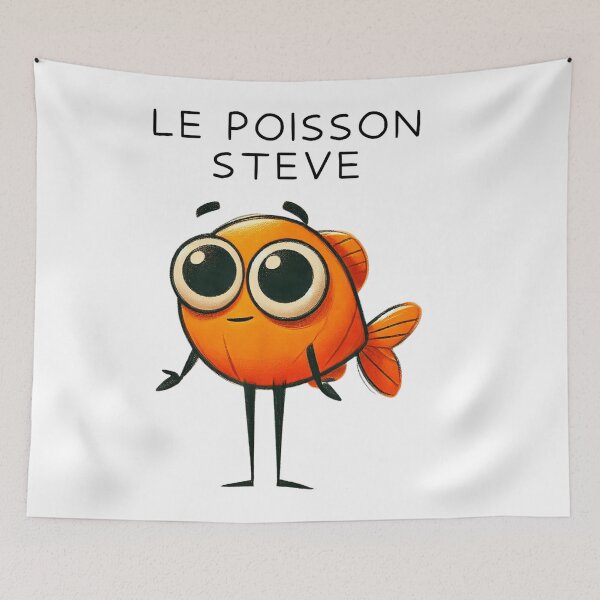 Item preview, Le Poisson Steve Cute Fish Meme designed and sold by Shaun-Arts.
