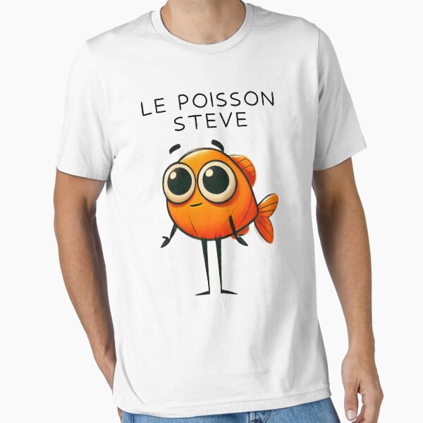 Item preview, Le Poisson Steve Cute Fish Meme designed and sold by Shaun-Arts.