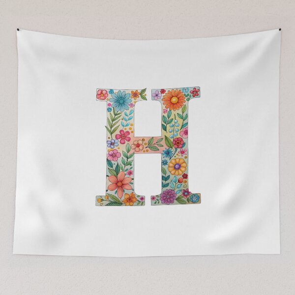 Item preview, English Letter H designed and sold by trendspatterns.