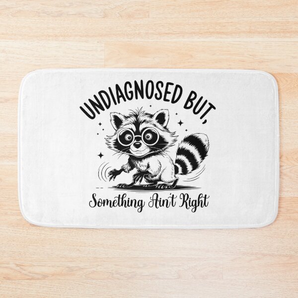 Item preview, Funny Raccoon Undiagnosed But Something Ain't Right, ABA Therapist, Speech Therapy, BCBA, Funny Mental Health, RBT, AAC designed and sold by behindthefacts.