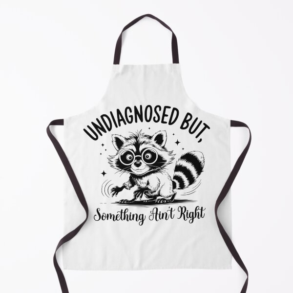 Item preview, Funny Raccoon Undiagnosed But Something Ain't Right, ABA Therapist, Speech Therapy, BCBA, Funny Mental Health, RBT, AAC designed and sold by behindthefacts.