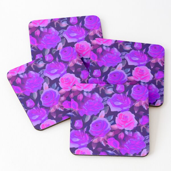 Item preview, Blooming Roses Violet Purple designed and sold by SilverPegasus.