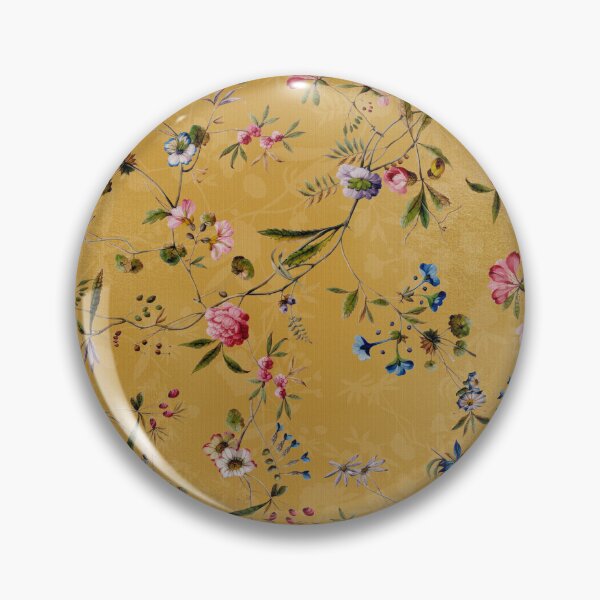 Item preview, William Kilburn - Grandmillennial Wildflower And Roses Garden  - Gold  designed and sold by UtArt.