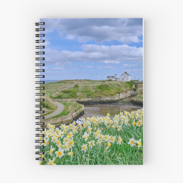 Item preview, Spring Flowers at Seaton Sluice Harbour designed and sold by Violaman.