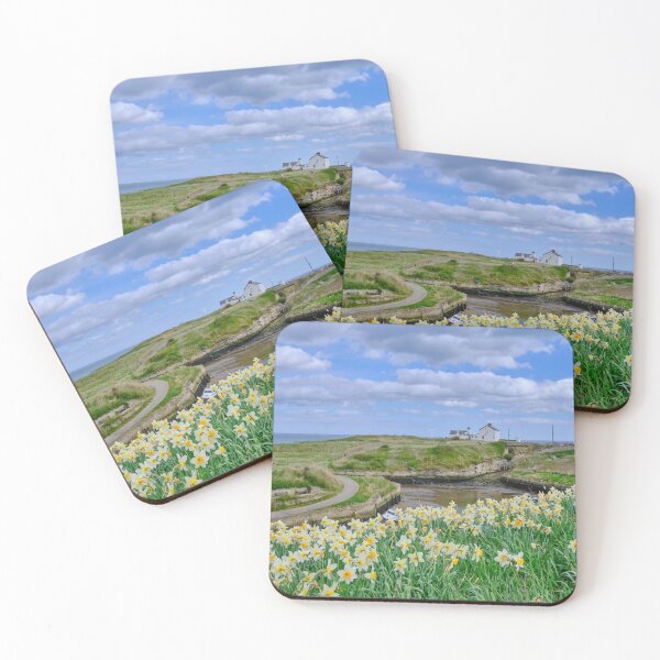 Item preview, Spring Flowers at Seaton Sluice Harbour designed and sold by Violaman.
