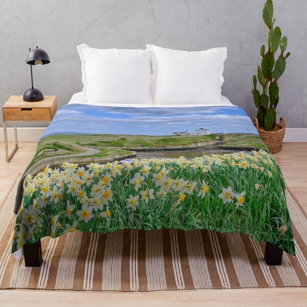 Item preview, Spring Flowers at Seaton Sluice Harbour designed and sold by Violaman.