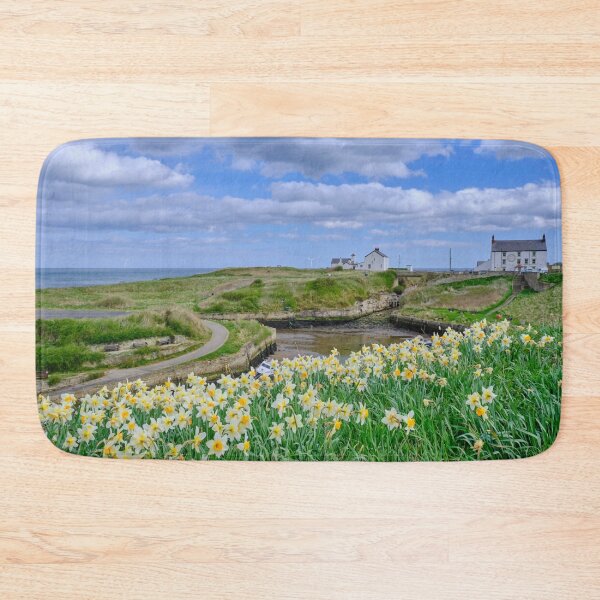Item preview, Spring Flowers at Seaton Sluice Harbour designed and sold by Violaman.