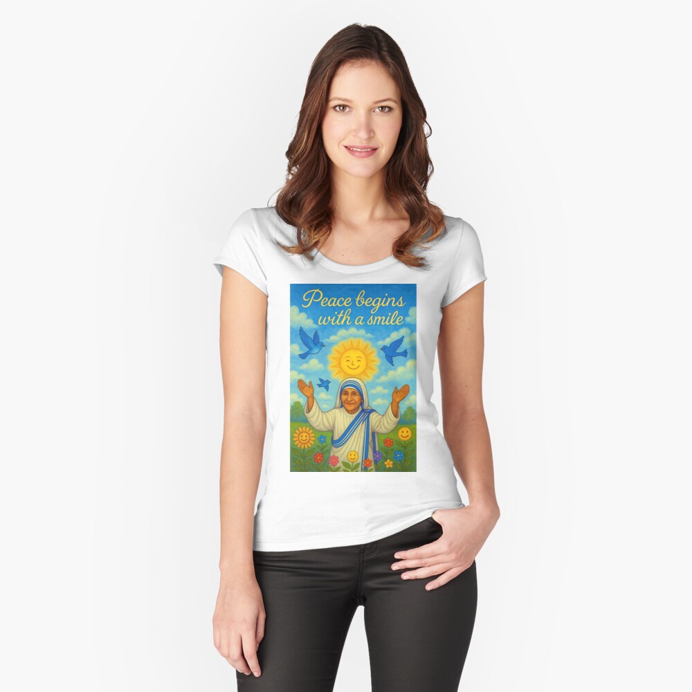 Item preview, Fitted Scoop T-Shirt designed and sold by phatpuppyart.