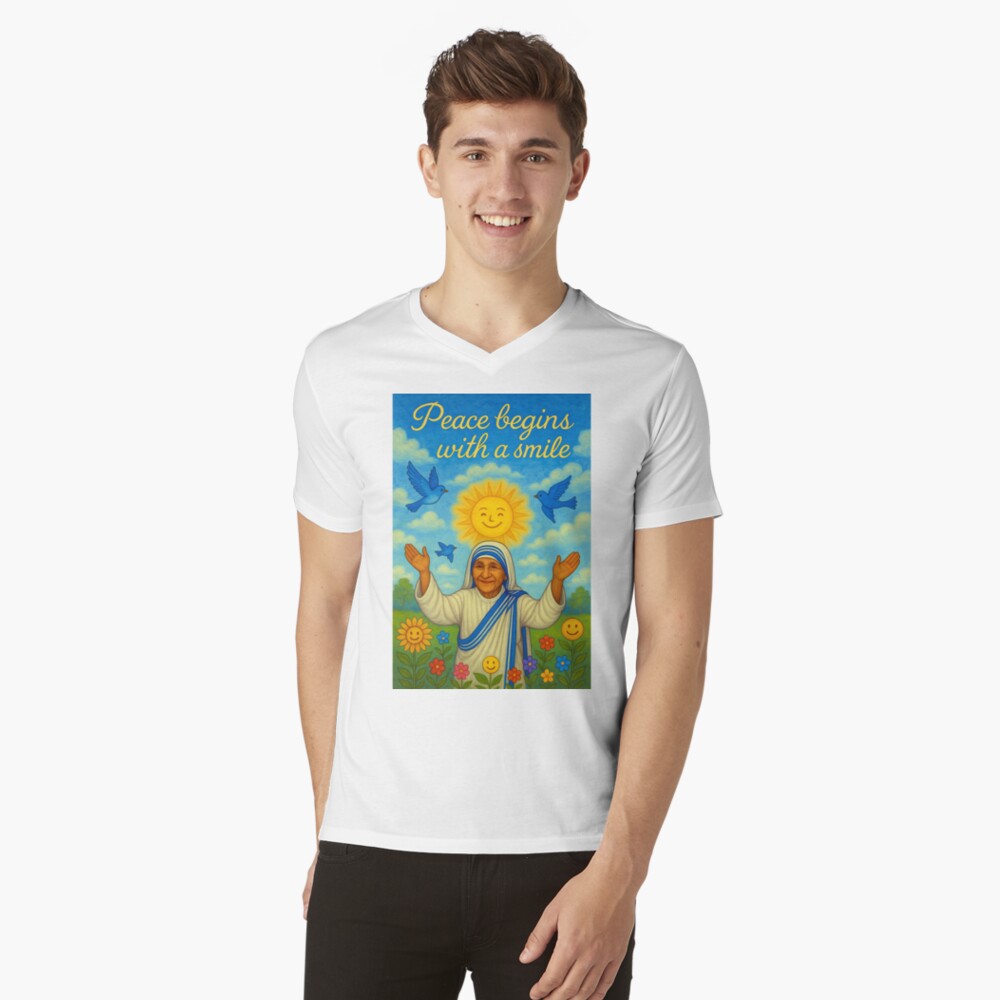 Item preview, V-Neck T-Shirt designed and sold by phatpuppyart.