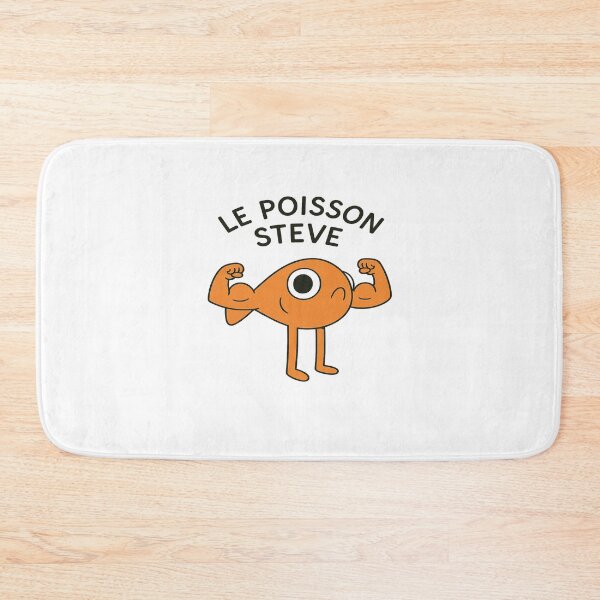 Item preview, Le Poisson Steve Fish Cute Funny designed and sold by Shaun-Arts.