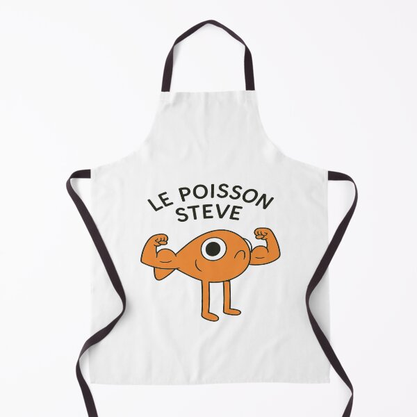 Item preview, Le Poisson Steve Fish Cute Funny designed and sold by Shaun-Arts.