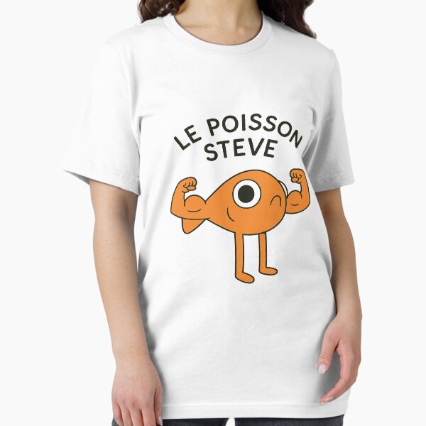 Item preview, Le Poisson Steve Fish Cute Funny designed and sold by Shaun-Arts.