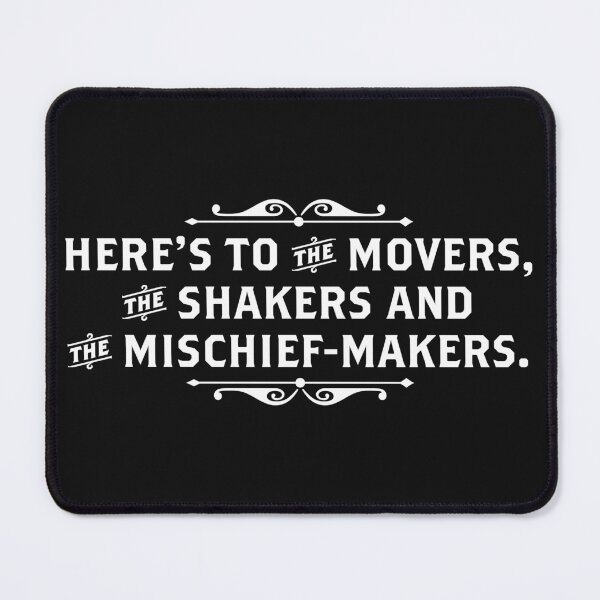 Item preview, Movers & Shakers Bold Minimalist Typography | Power Players Statement Art designed and sold by NotaryLife.