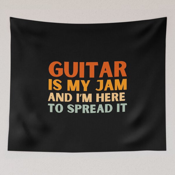 Item preview, Guitar Is My Jam Funny Guitarist designed and sold by StrideSuccess.