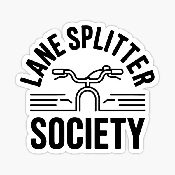 Item preview, Lane Splitter Society Funny Cyclist designed and sold by Bori8308.