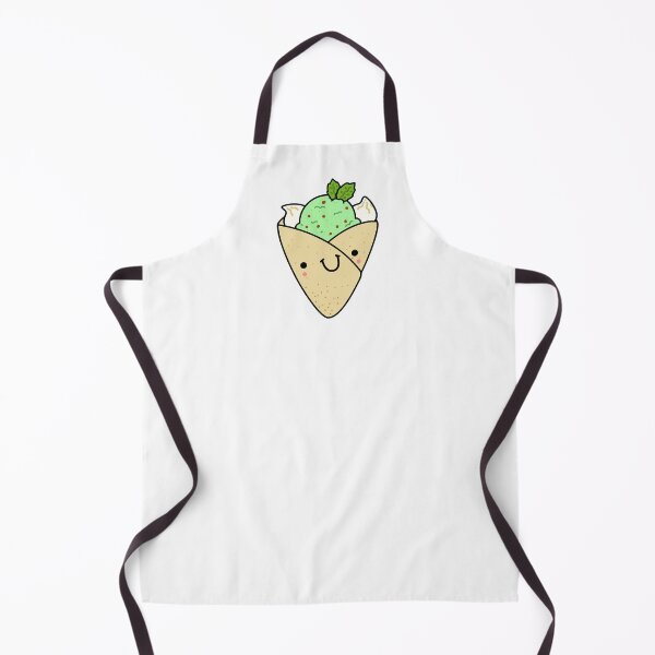Item preview, Kawaii Mint Chocolate Chip Ice Cream Crepe designed and sold by kawaiilife.