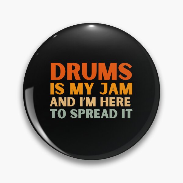 Item preview, Drums Is My Jam Funny Drummer designed and sold by StrideSuccess.