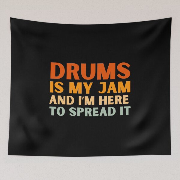 Item preview, Drums Is My Jam Funny Drummer designed and sold by StrideSuccess.