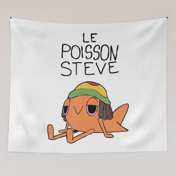 Item preview, Le Poisson Steve Fish Trending designed and sold by Shaun-Arts.