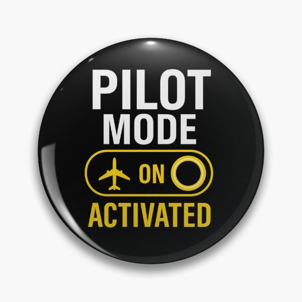 Item preview, Pilot Mode Activated designed and sold by AvGeekTees.