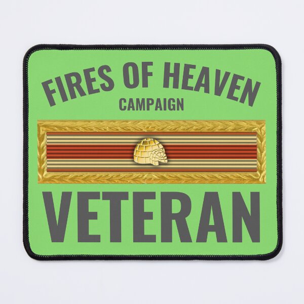Item preview, Fires of Heaven Veteran Ribbon designed and sold by Taveren-Tavern.