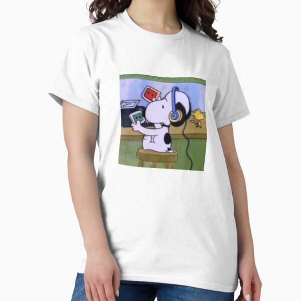 Artikel-Vorschau von Snoopy hört Musik, designt und verkauft von marsuncharted.
