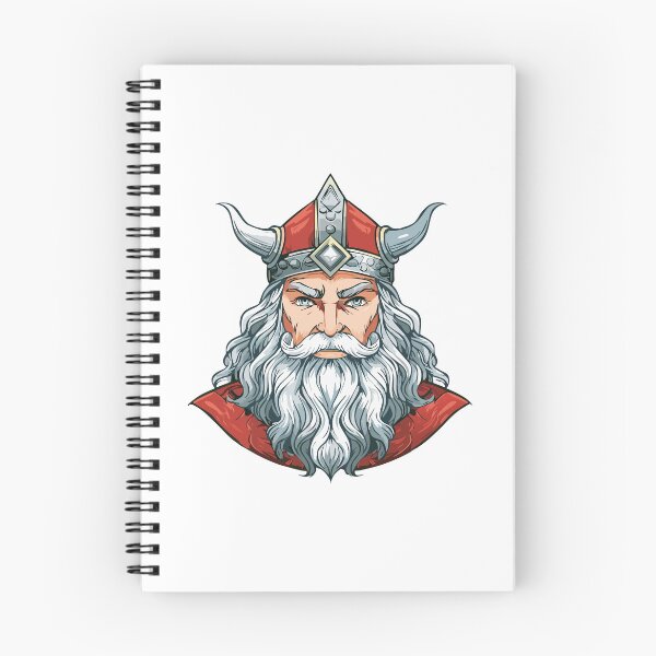 Item preview, Portrait of God Odin - Norse Mythology Art Antique Style, Odin, Norse God of Wisdom, A majestic illustration of Odin, the chief god in Norse mythology, depicted with his long beard designed and sold by Danler.