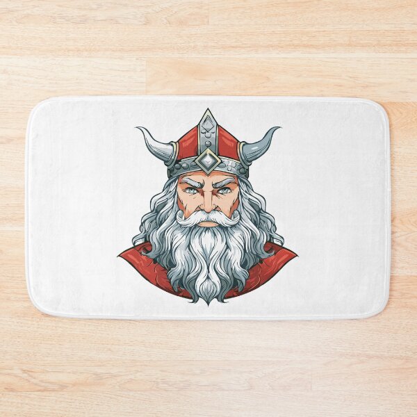 Item preview, Portrait of God Odin - Norse Mythology Art Antique Style, Odin, Norse God of Wisdom, A majestic illustration of Odin, the chief god in Norse mythology, depicted with his long beard designed and sold by Danler.