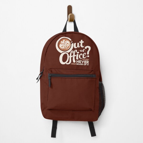 Item preview, Out of Office? Never Heard of It | Funny Coffee Workaholic Design designed and sold by NotaryLife.