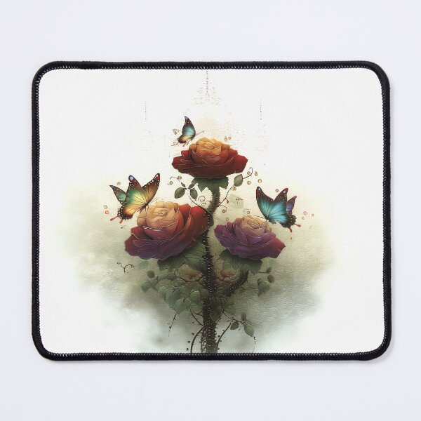 Item preview, "Butterfly Symphony Among Roses" designed and sold by bloorose.