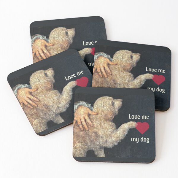 Item preview, Love me, love my dog designed and sold by PariSeine.