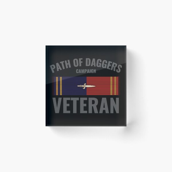 Item preview, Path of Daggers Veteran Ribbon designed and sold by Taveren-Tavern.
