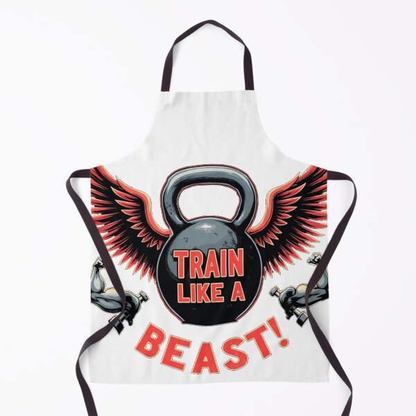 Item preview, Train Like a Beast – Winged Kettlebell Gym Motivation Artwork designed and sold by Madustoks.