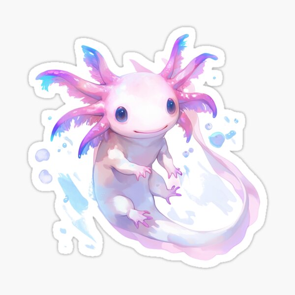 Item preview, Cute happy axolotl designed and sold by SMARTKIT  DESIGNAGENCY.
