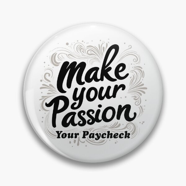 Item preview, Passion Is the Career | Elegant Motivation for Dream Chasers designed and sold by NotaryLife.