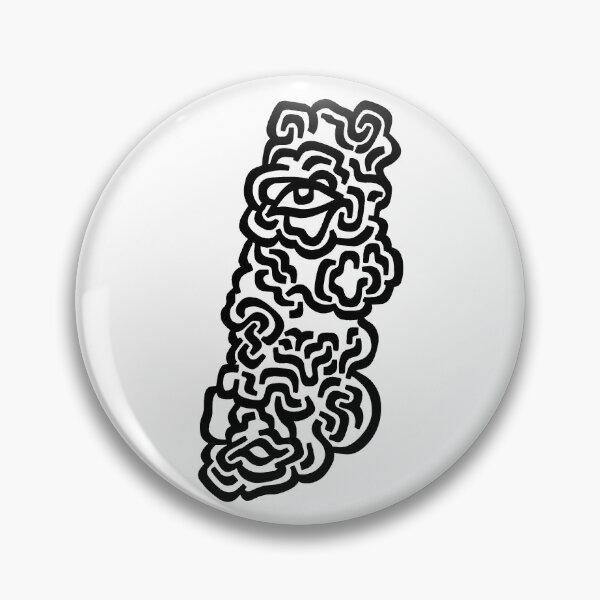 Item preview, simple monotone abstract figure smoking cig designed and sold by pascocharacters.